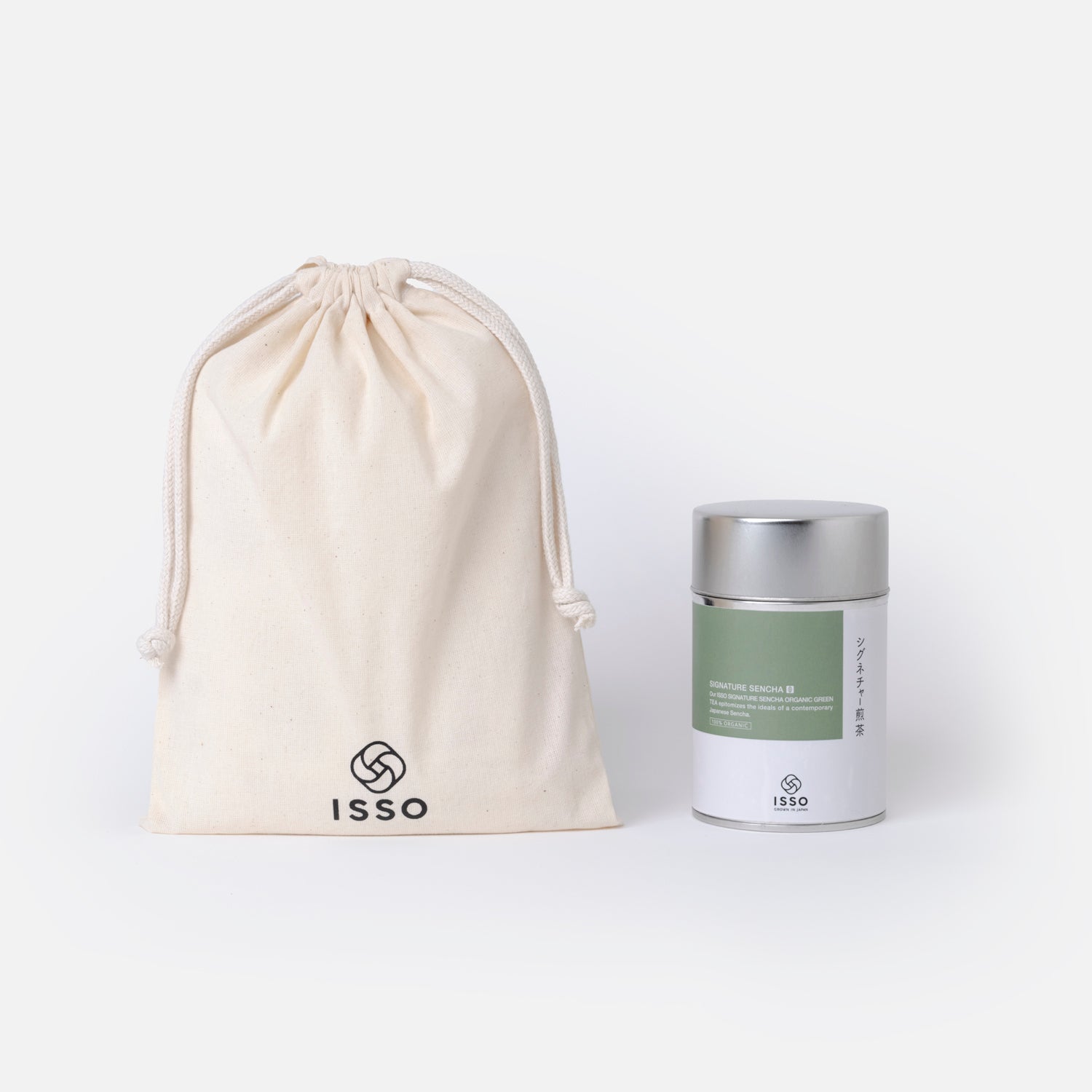 ISSO Cotton Kinchaku Bag