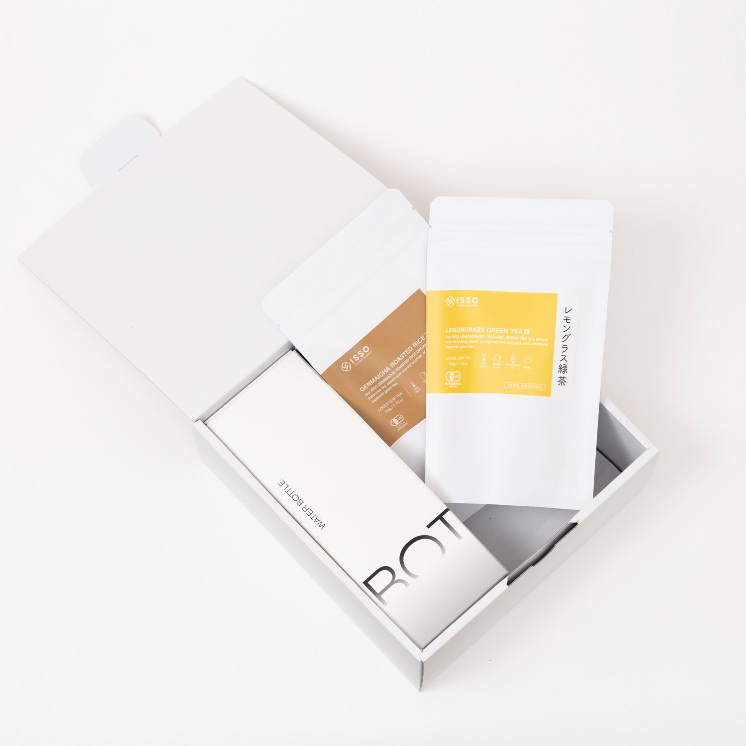 ISSO Sensation Ritual Selection and Hydration Flask Gift Box (Leaf)