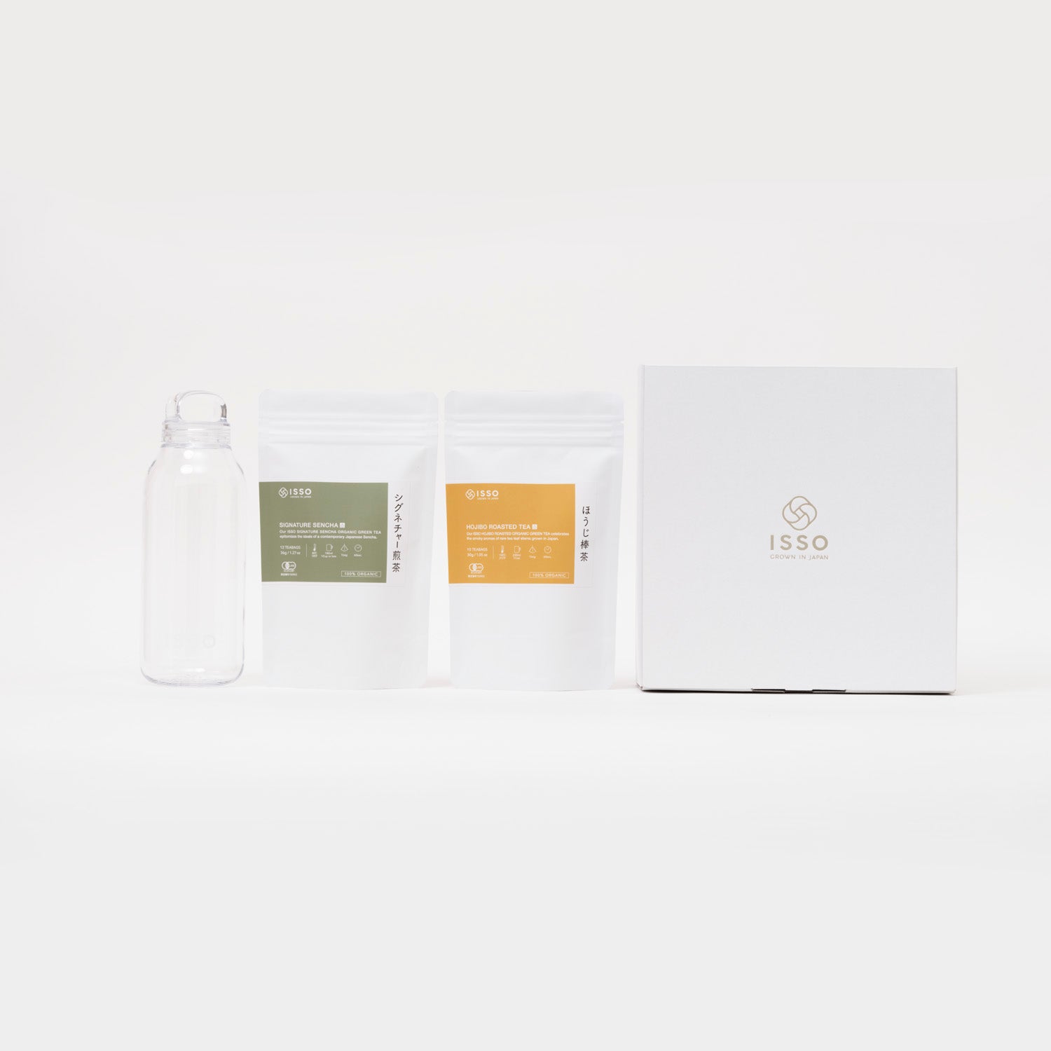 ISSO Daily Ritual Selection and Hydration Flask Gift Box (Teabags)