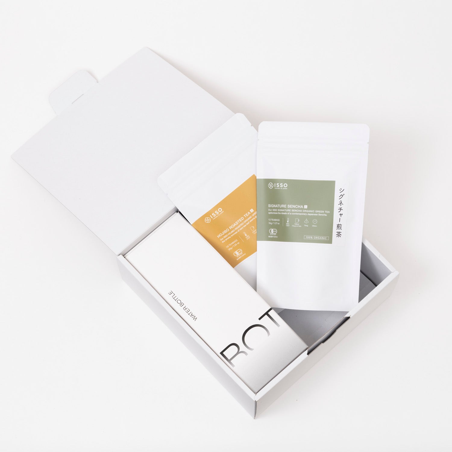 ISSO Daily Ritual Selection and Hydration Flask Gift Box (Teabags)