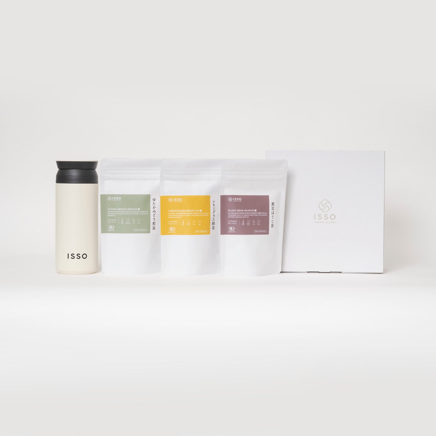 ISSO Japan Tea Adventure and Insulated Tumbler Gift Box (Teabags)