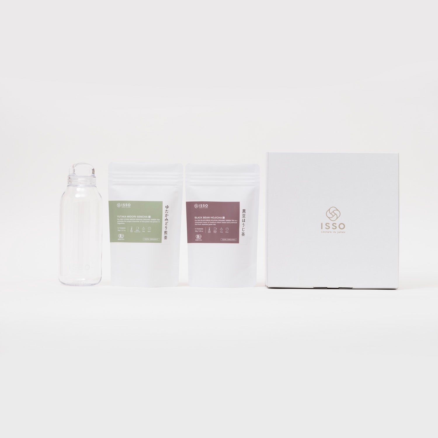 ISSO Cleanse Ritual Selection and Hydration Flask Gift Box (Teabags)